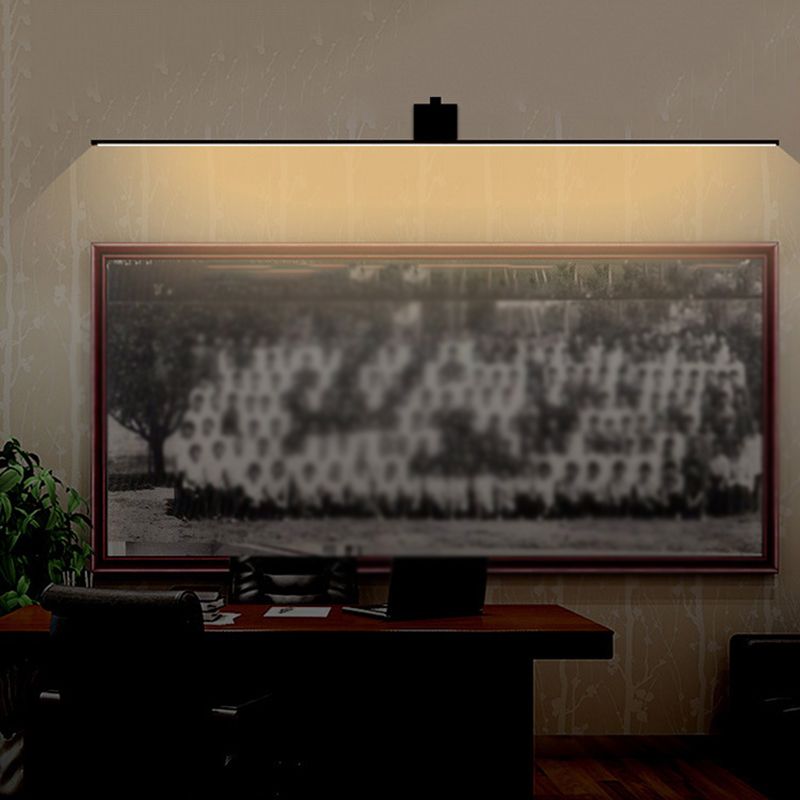 Metal Rectilinear LED Vanity Light Simplicity Bathroom Sconce Light Fixture