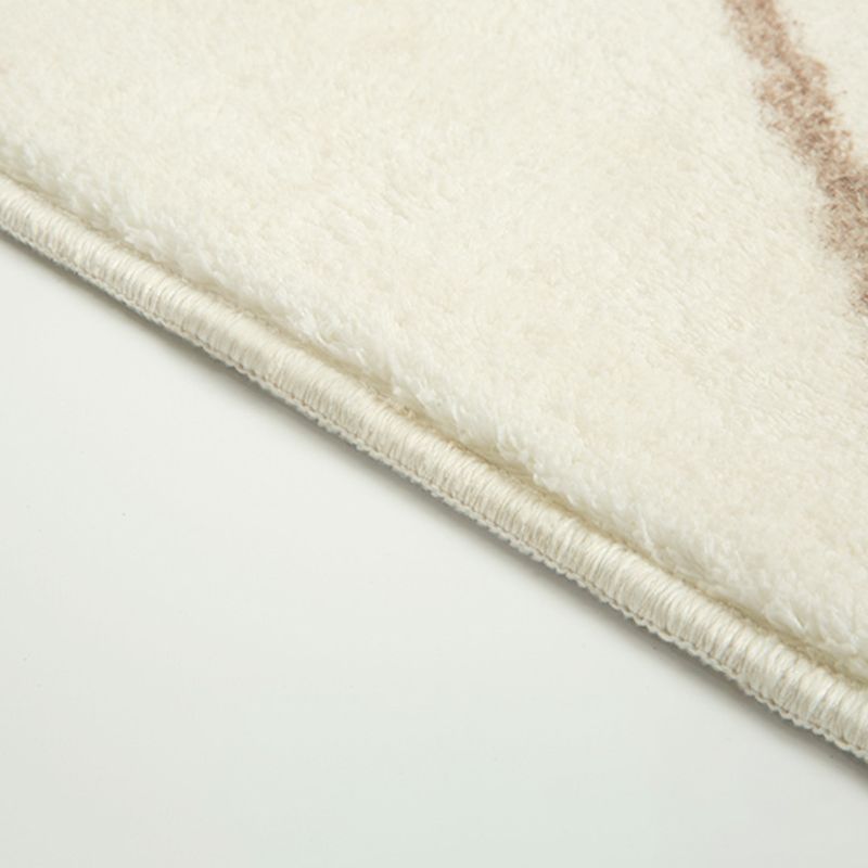 Brauner, lässiger Teppich, Polyester-Farbstück-Teppich, rutschfester Teppich für die Inneneinrichtung
