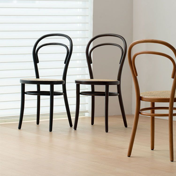 Silla de madera tradicional para comedor, cocina, silla trasera Windsor