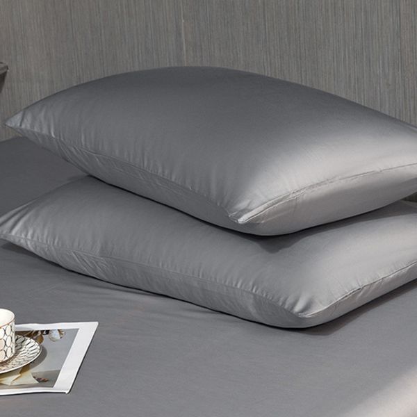 Sateen Weave Sheet Whole Colored Soft Breathable Fitted Sheet