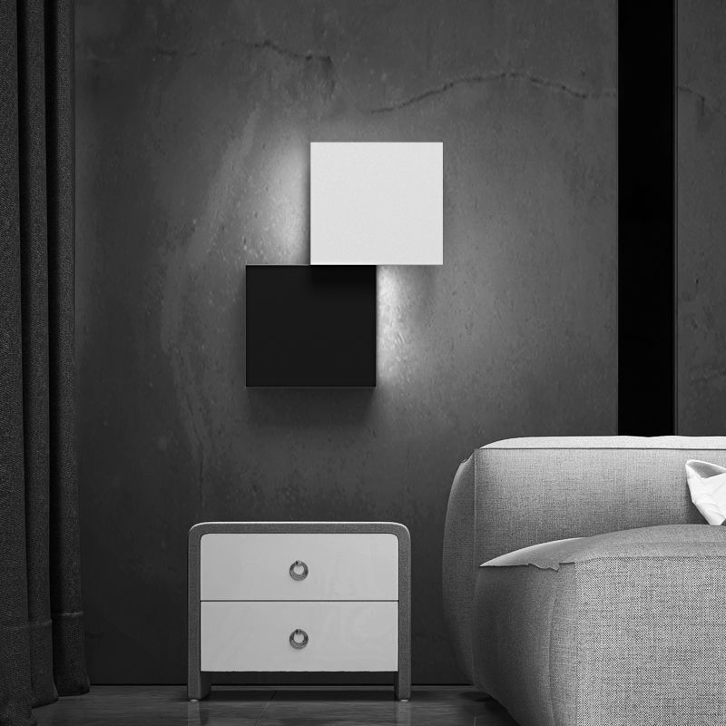 Modern 2/3/5-Light White/Black Wall Mounted Sconce Metal Wall Light