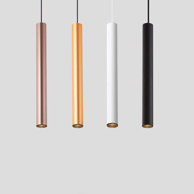 Lumière suspendue en métal avec un éclairage de pendentif de simplicité en acrylique pour la chambre