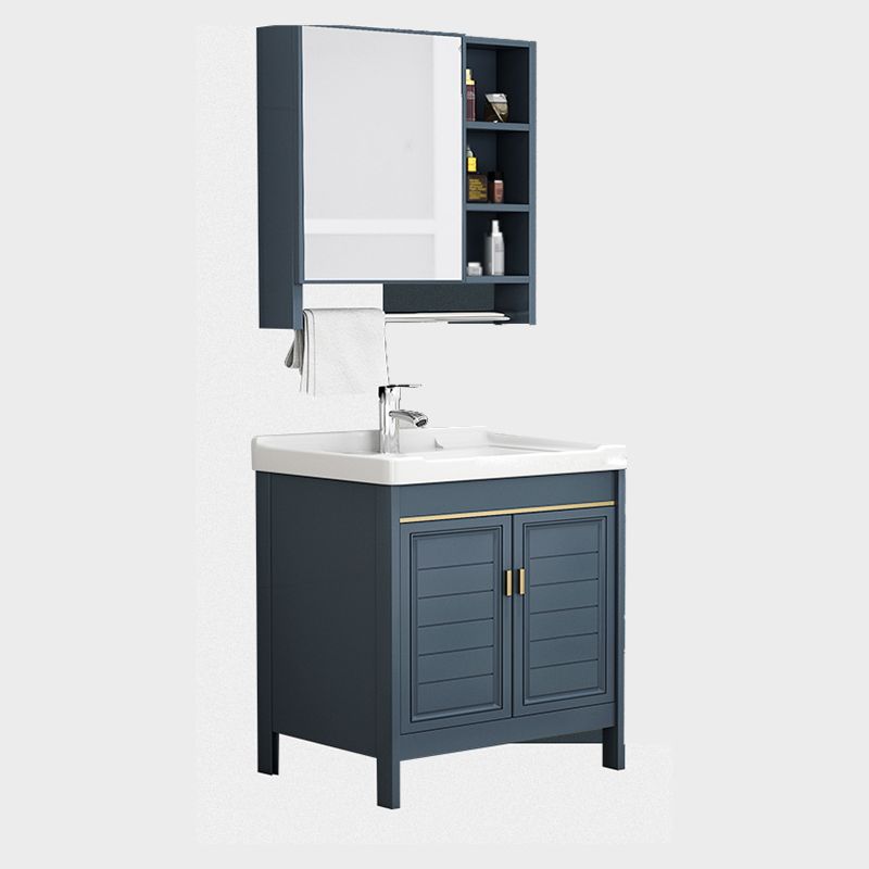 Modern Bathroom Vanity Freestanding 2 Doors Bathroom Vanity Set with Sink