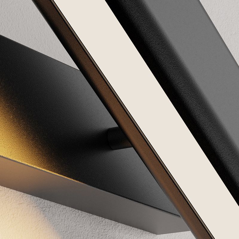 Moderne minimalistische stijl rechthoek SCONCE LILMTURES Metalen wandverlichting voor slaapkamer