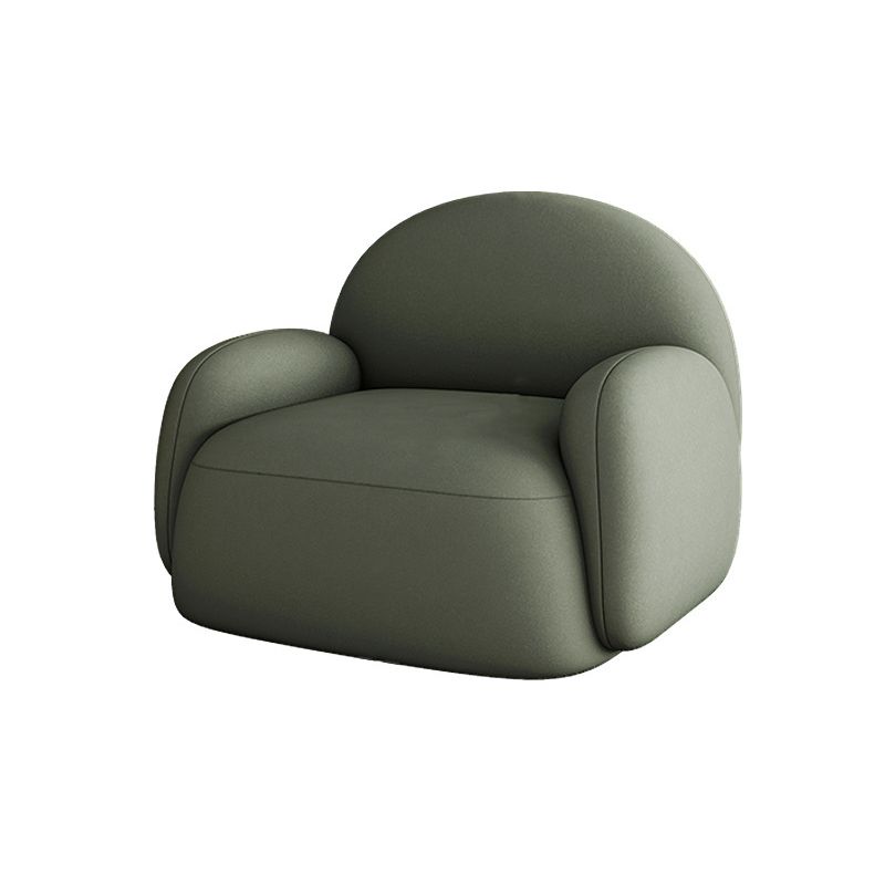 31.5" Wide Scandinavian Single Sofa Chair Fixed Back Arm Chair for Living Room