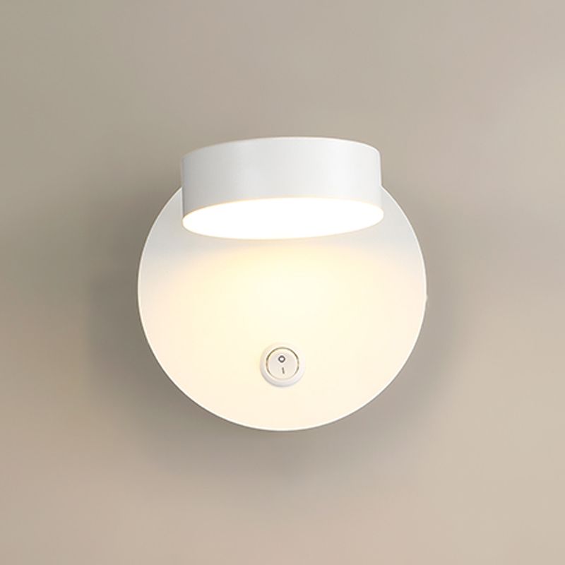 Moderner Stil Verstellbarer LED -Wandleuchten Beleuchtung Metall 1 Leuchttaute leichte Lampen