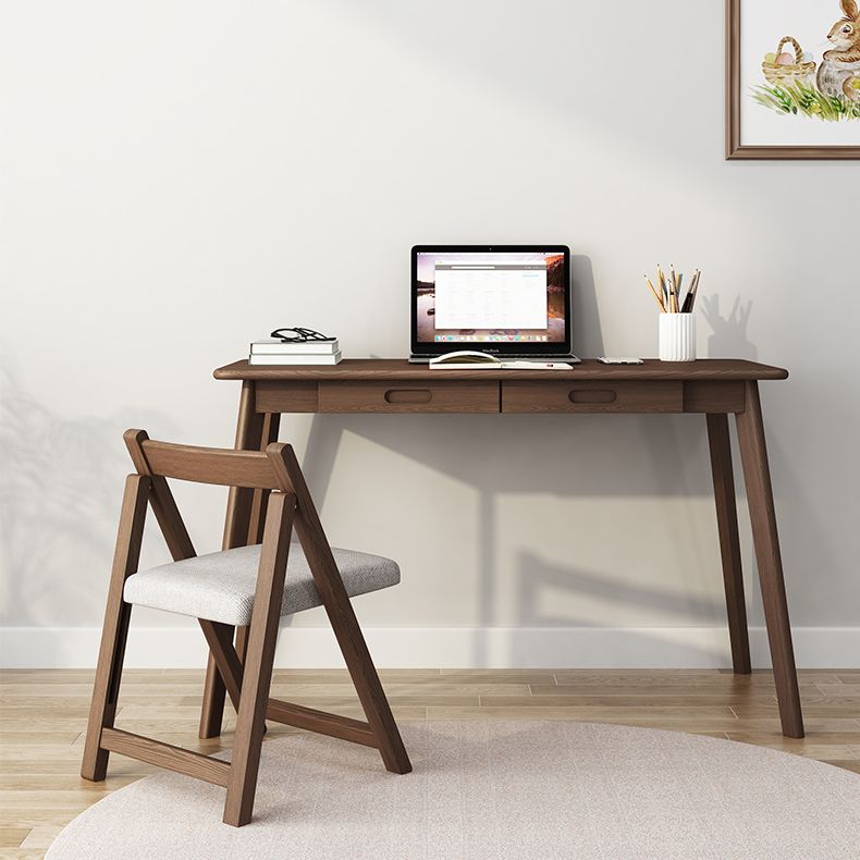 Silla de comedor de estilo moderno, sillas laterales sin brazos de cocina con patas de madera