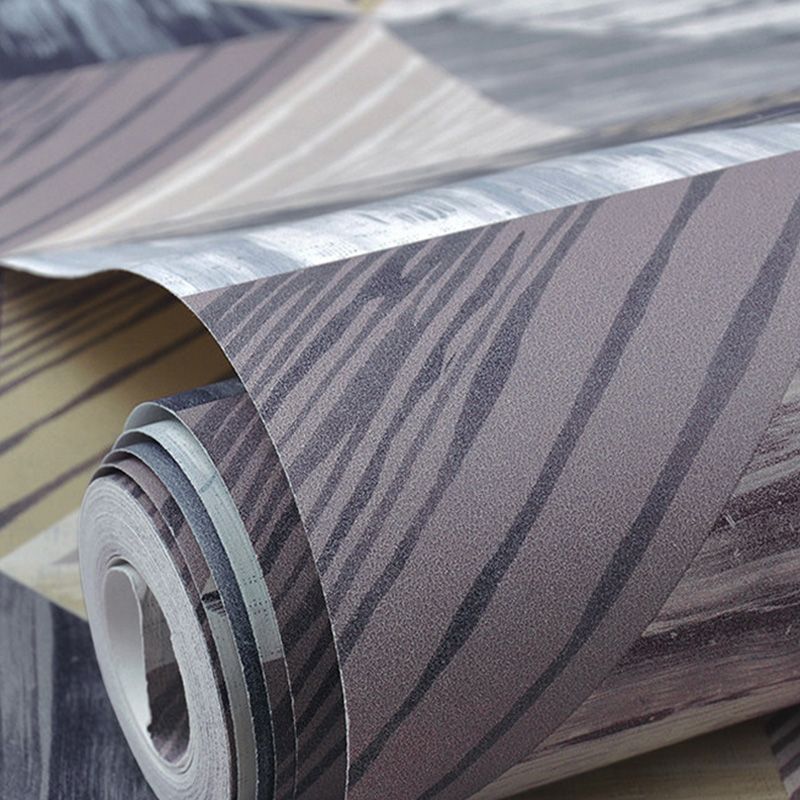 Contemporary Non-Woven Material Wallpaper Roll for Accent Wall with Marble Design in Neutral Color