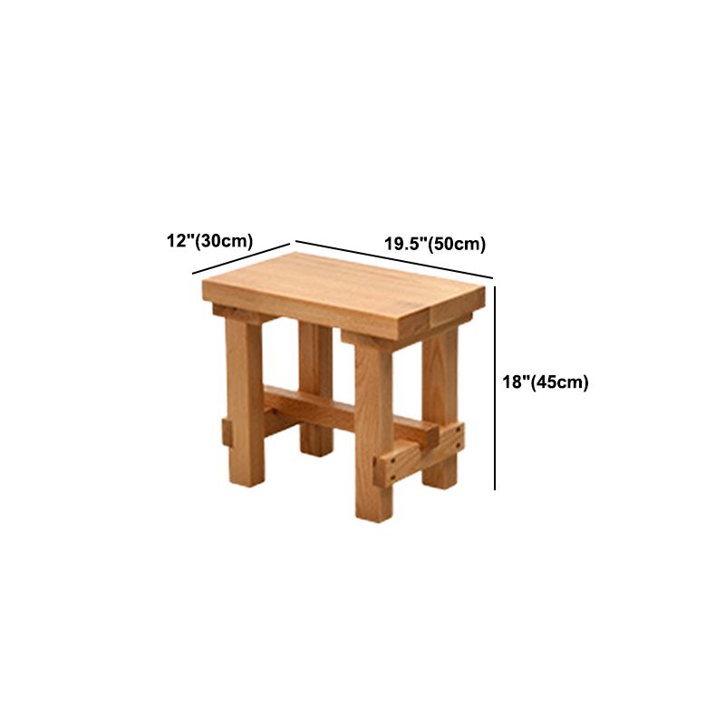 Modern Rectangular Table and Bench Set 1/2/3/5/9 Pieces Solid Wood Dining Sets