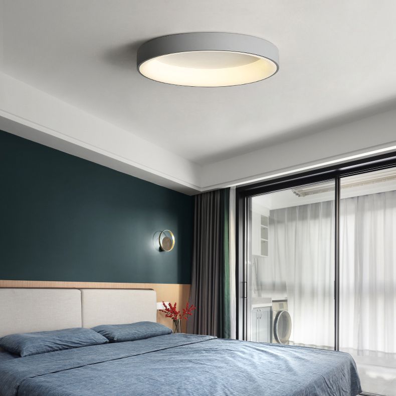 Circular Flush Mount Light Fixtures Modern Acrylic Flushmount
