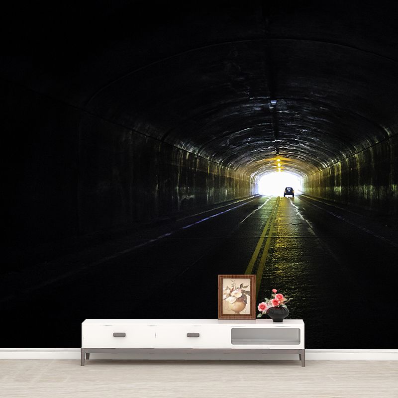 Space Extension Mural Wallpaper Mildew Resistant Wall Covering for Room