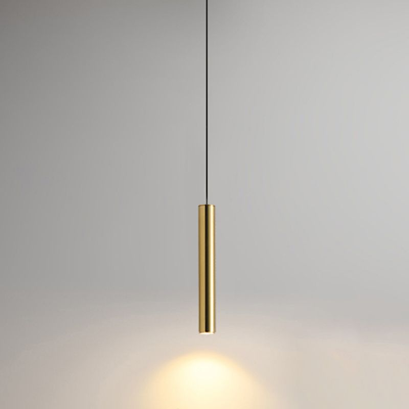 Moderner Metallheizen hell gerade LED Hanging Anhänger für Wohnzimmer