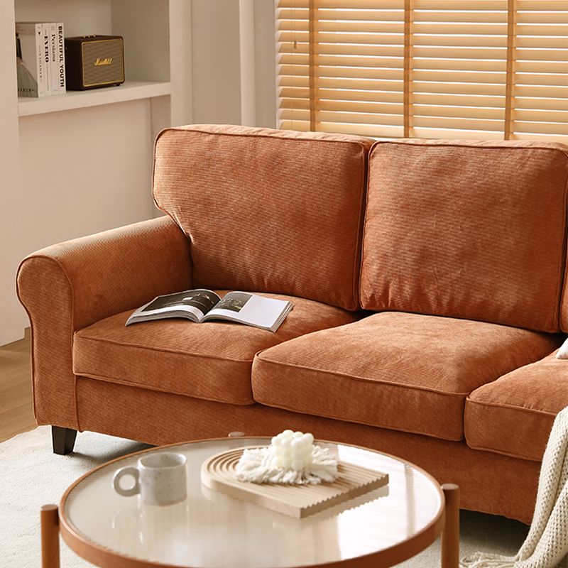 Flared Arm Modern Sofa 33"W sofa with Loose Back for Living Room