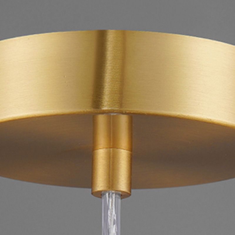 Forme rond Crystal Hanging Light Modern Style Multi Lights Assemblées de luminaires suspendus