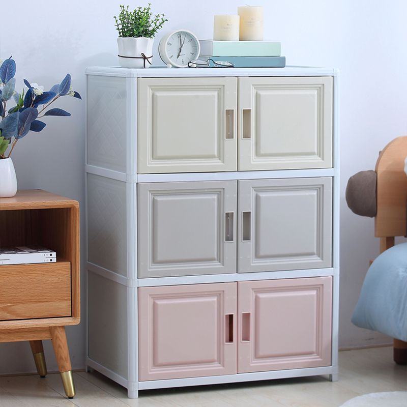 Modern Plastic Cabinets Sideboard Buffet Multicolored Living Room Buffet