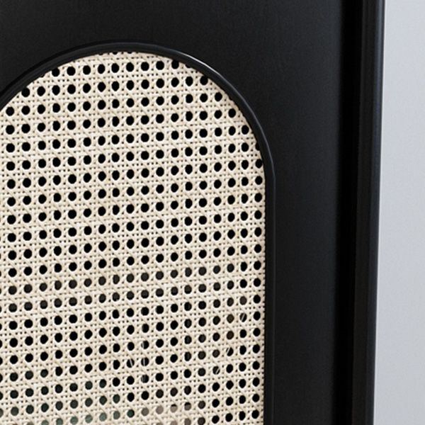 Modern Knobs Storage Cabinet Solid Wood Accent Cabinet with Door