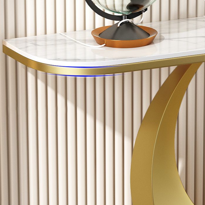 31.5" H Glam Console Accent Table Antique Finish Console Sofa Table