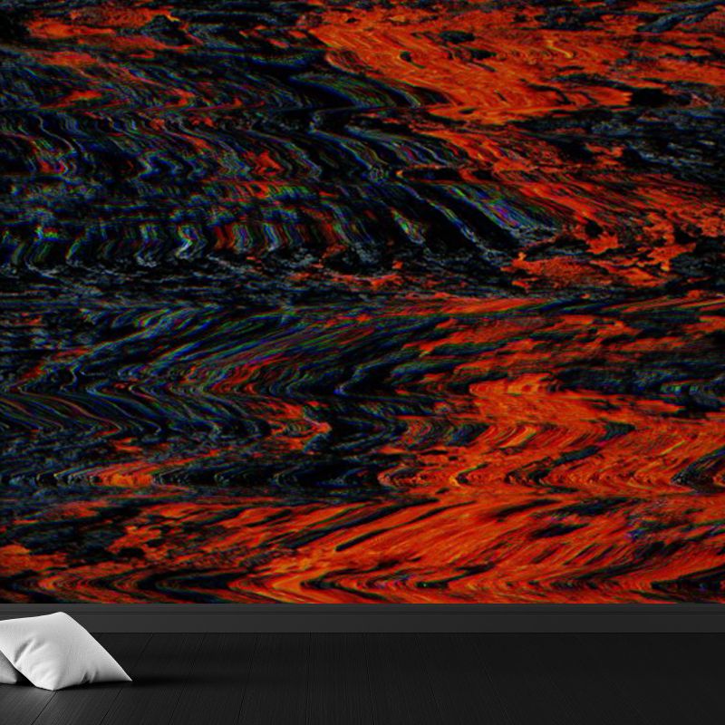 Big Abstract Pattern Mural Wallpaper Decorative Contemporary Dining Room Wall Art