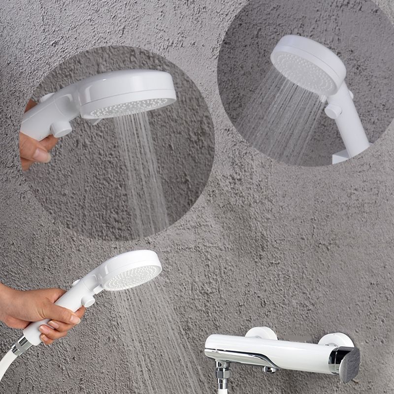 Swivel Tub Filler Wall Mount Single Lever Handle Brass Tub Filler with Hand Shower