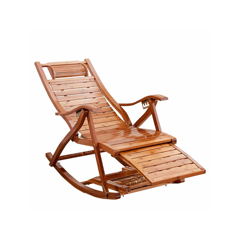 Modern Style Wooden Rocking Chair Indoor Single Sofa Rocking Chair
