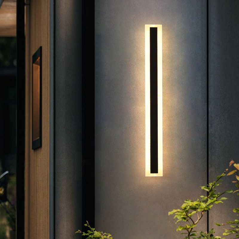 Linea a forma di linea a led lampada con applione murale moderna a striscia lunga a parete lampada per interno