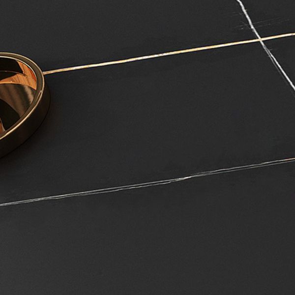 Contemporary 1/5/7 Pieces Dining Set Black Sintered Stone Dining Furniture