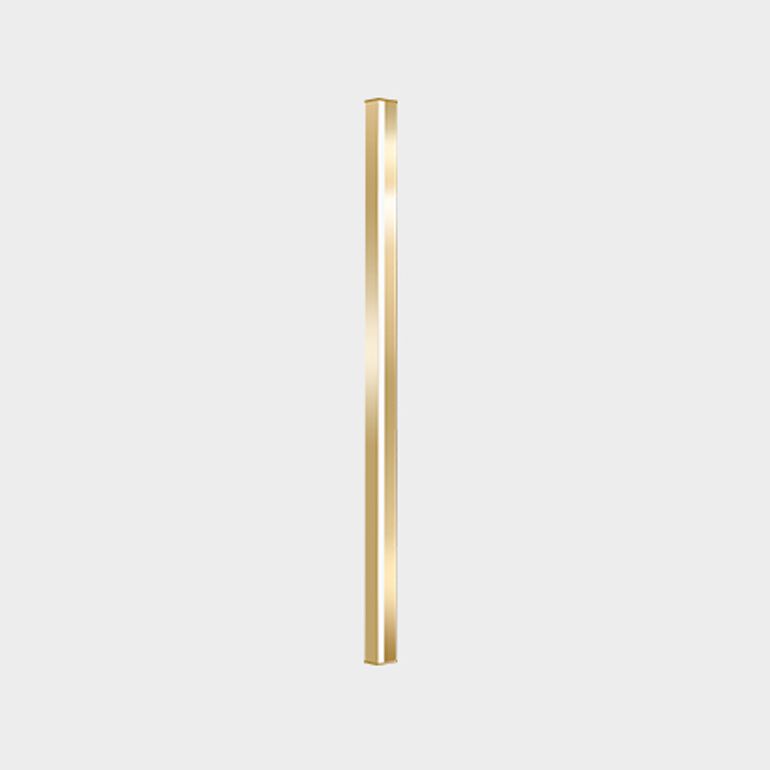 Linear Shape Metal Wall Light Modern Style Single Light Wall Lighting Idea