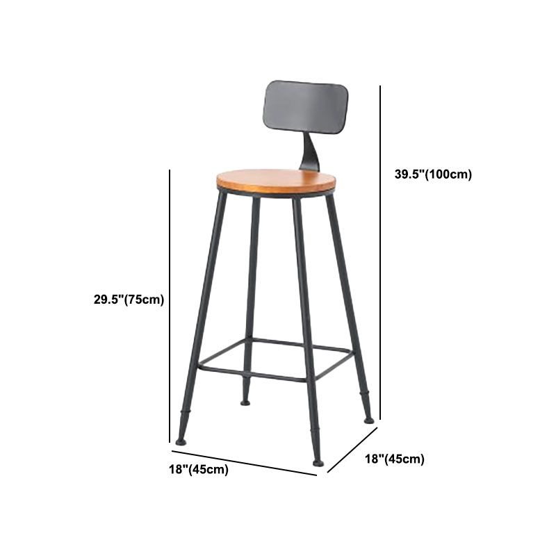 Industrial Style 1/2/7 Pieces Bar Table Set Rectangle Bar Table with High Wood Stools