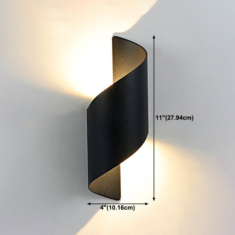 Unique Shade Metal Wall Sconce Modern Style 1-Light Wall Lighting Fixtures