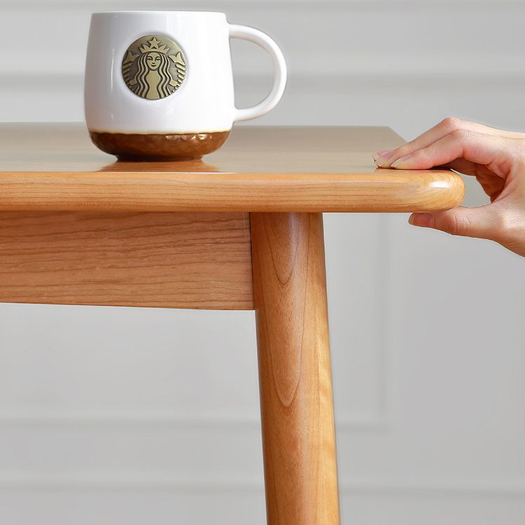 Massive Eiche Holz Rechteck Esstisch moderner moderner Küchenholz Tisch mit 4 Beinen
