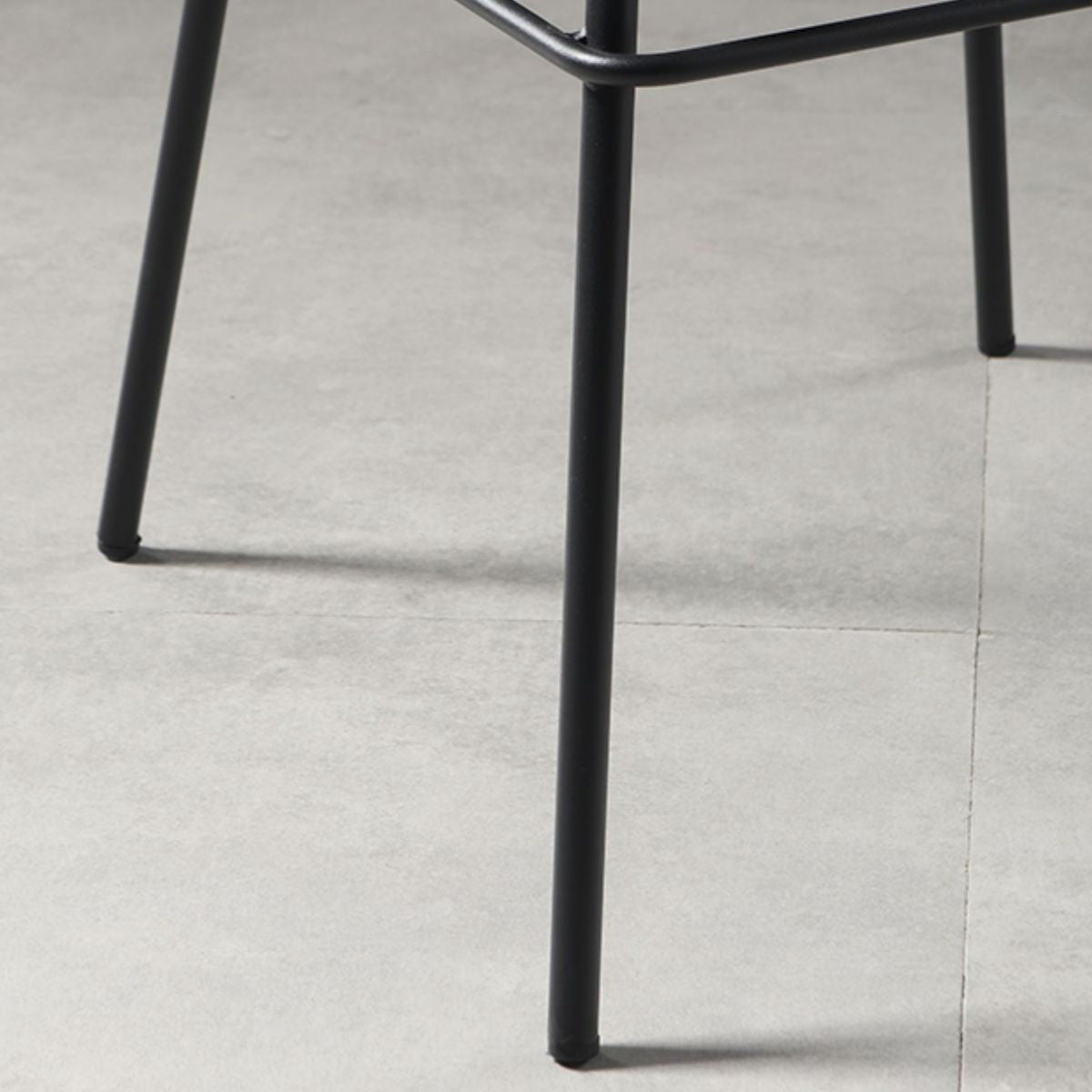 Contemporary Matte Finish PU Leather Barstool Footrest Restaurant Stool