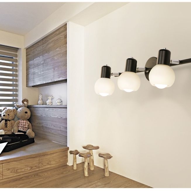 Bathroom Vanity Wall Lights Frosted Glass American Vanity Mirror Lights for Wash Basin