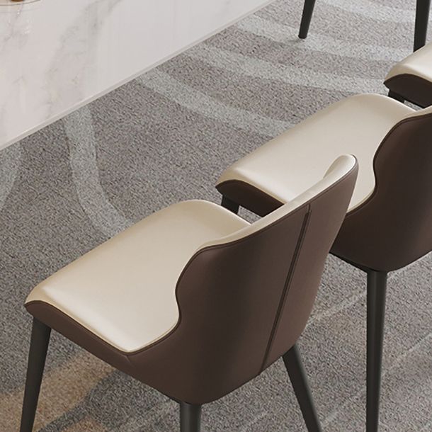 Modern 1/4/5/7/9 Pieces Dining Set Sintered Stone Dining Table Set with Leather Chairs