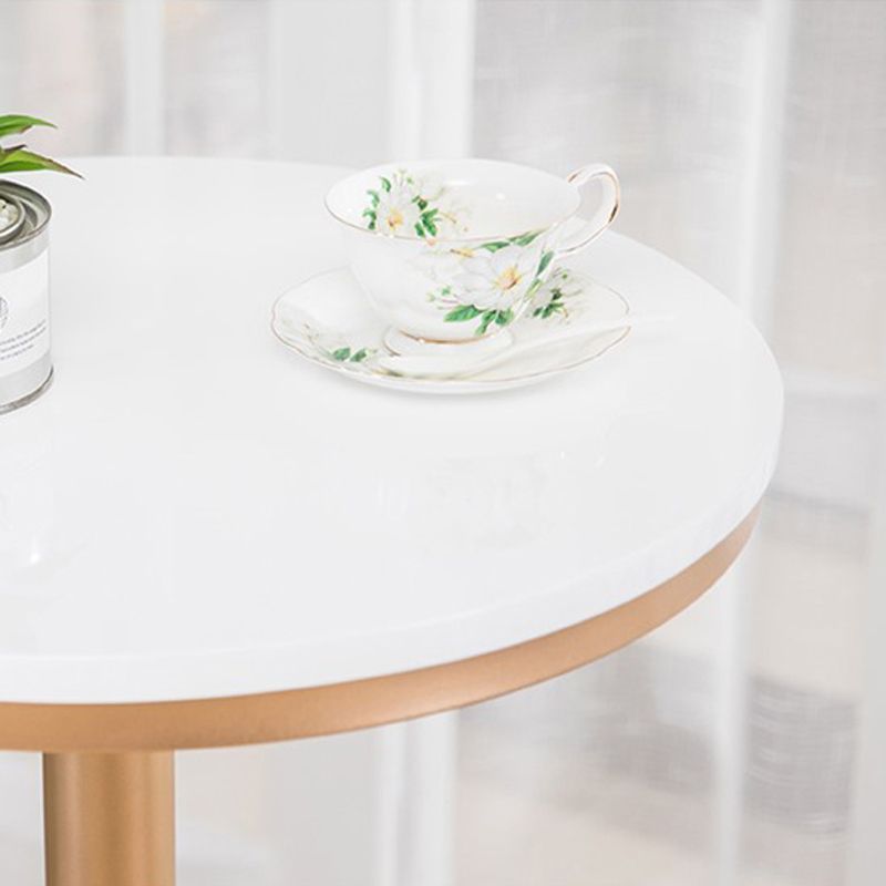 Round 1/2/3/4 Pieces Pub Dining Set Modern Metal Living Room Counter Height Set