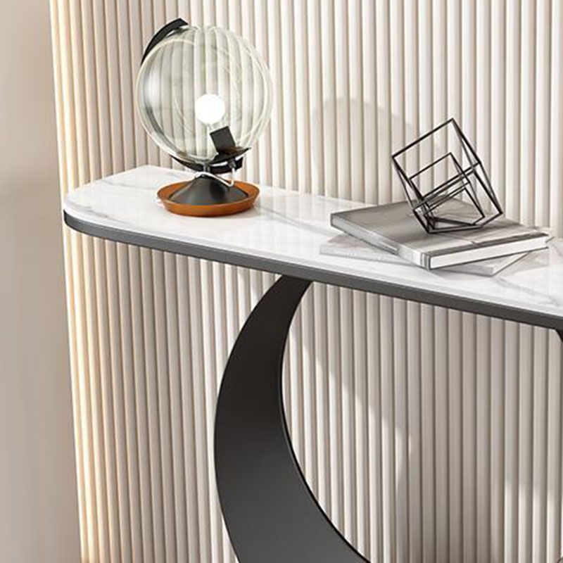31.5-inch Tall Modern Console Table 1-shelf Accent Table for Hall