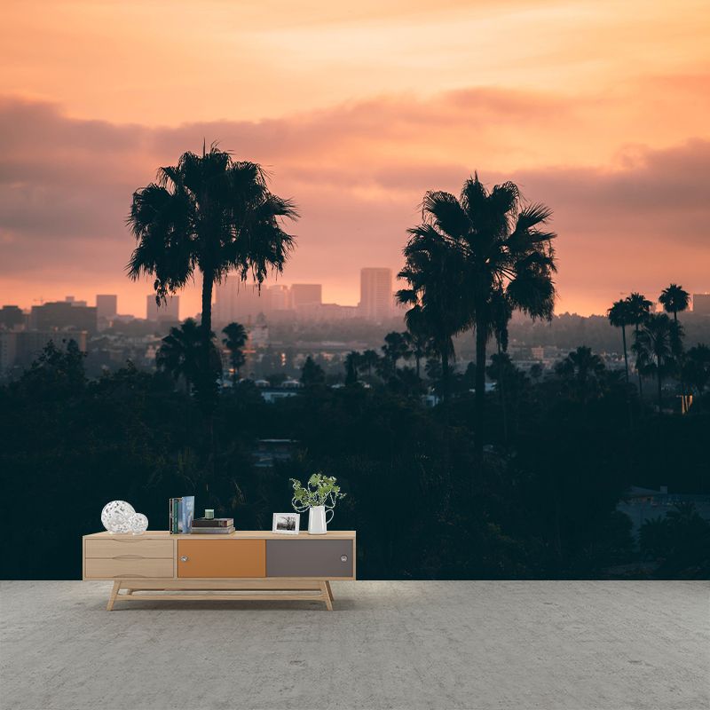 Tropical Scene Environmental Tropical Palm Mural Decorative Photography Wall Decor