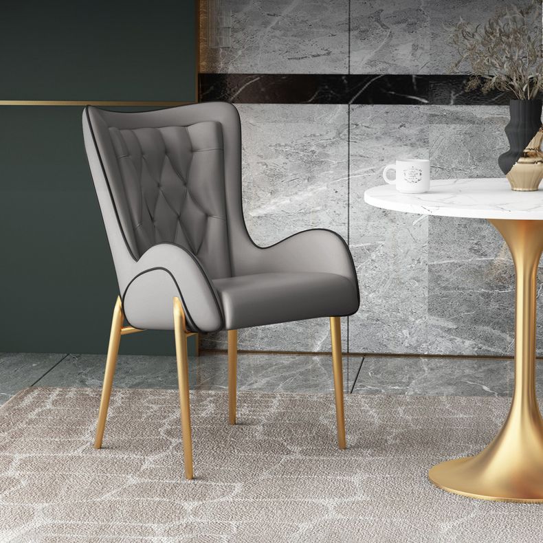 1/3/4/5 Pcs Metal Scandinavian Dining Room Set with Round Table Dinette Set