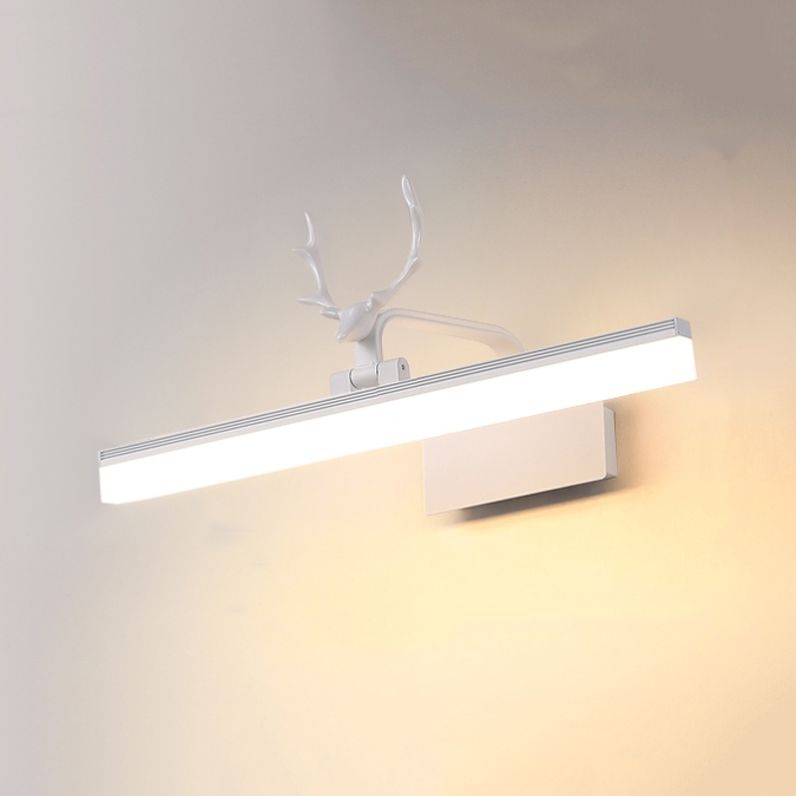 Modern Simple Antler Makeup Mirror Lamp Bathroom Nordic Mirror Light Fixture