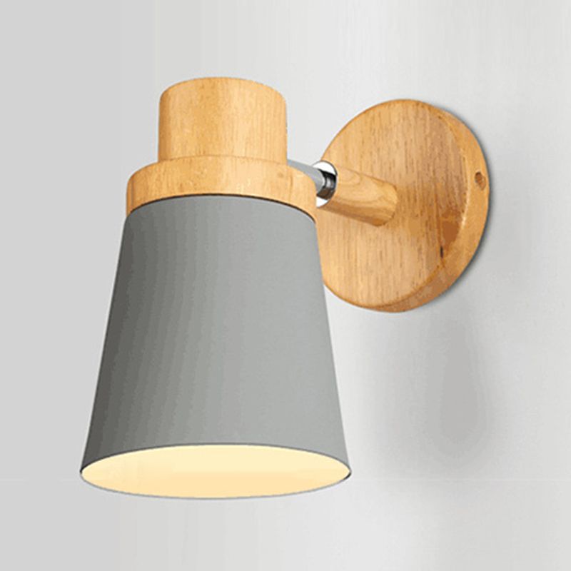 Nordic Style Iron Wall Light Colorful Geometry Shape Wall Lamp for Bedroom