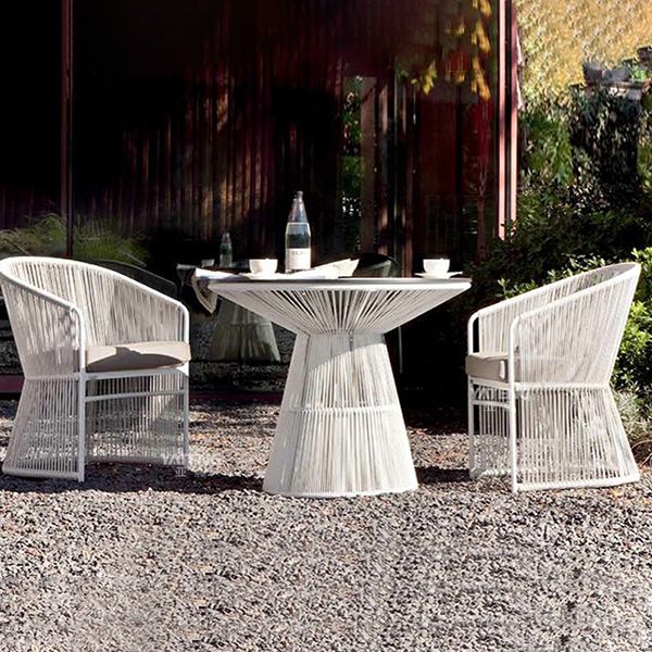 Bohemian Style Dining Table Set 1/3/7 Pieces Dining Table Set for Outdoor