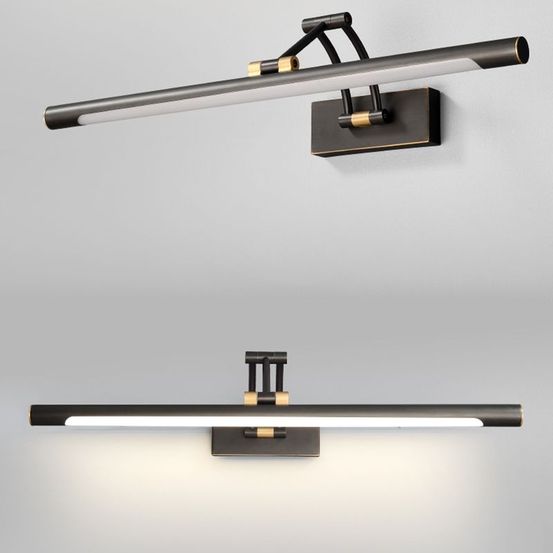 Modern Adjustable Vanity Sconce Lights Acrylic 1-Light Wall Lighting Fixture for Bathroom
