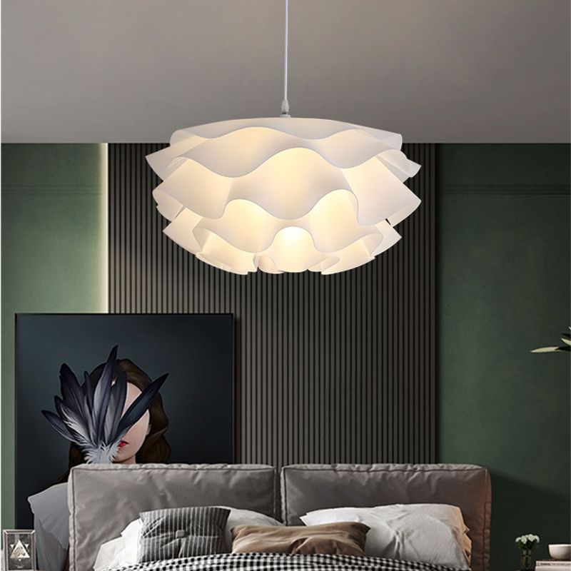 Lámpara colgante de bulbo de una sola sala de estar de estilo moderno luz colgante