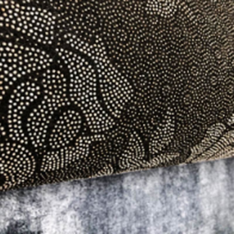 Navy Modern Area Carpet Geometric Pattern Polyester Area Rug Non-Slip Backing Rug for Living Room