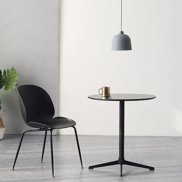 Metaal traditionele luxe ronde eettafel vervaardigd houten binnen tafel voor keuken