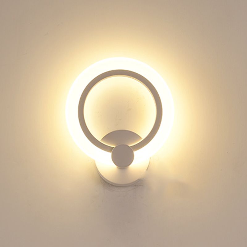 Modern Style Geometric Sconce Light Fixtures Metal 1 Light Wall Mounted Lighting