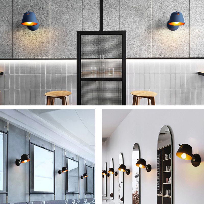 Modern Unique Shape Wall Sconce Lights Metal 1 Light Wall Light for Living Room
