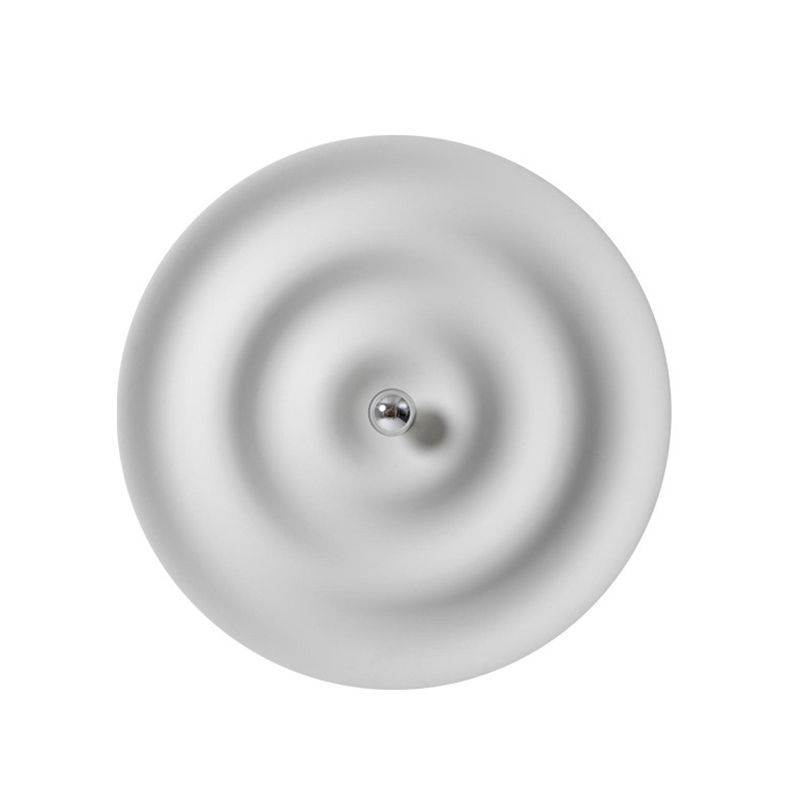 1 Light Circular Wall Mounted Lamp Contemporary Metal Wall Light Sconces