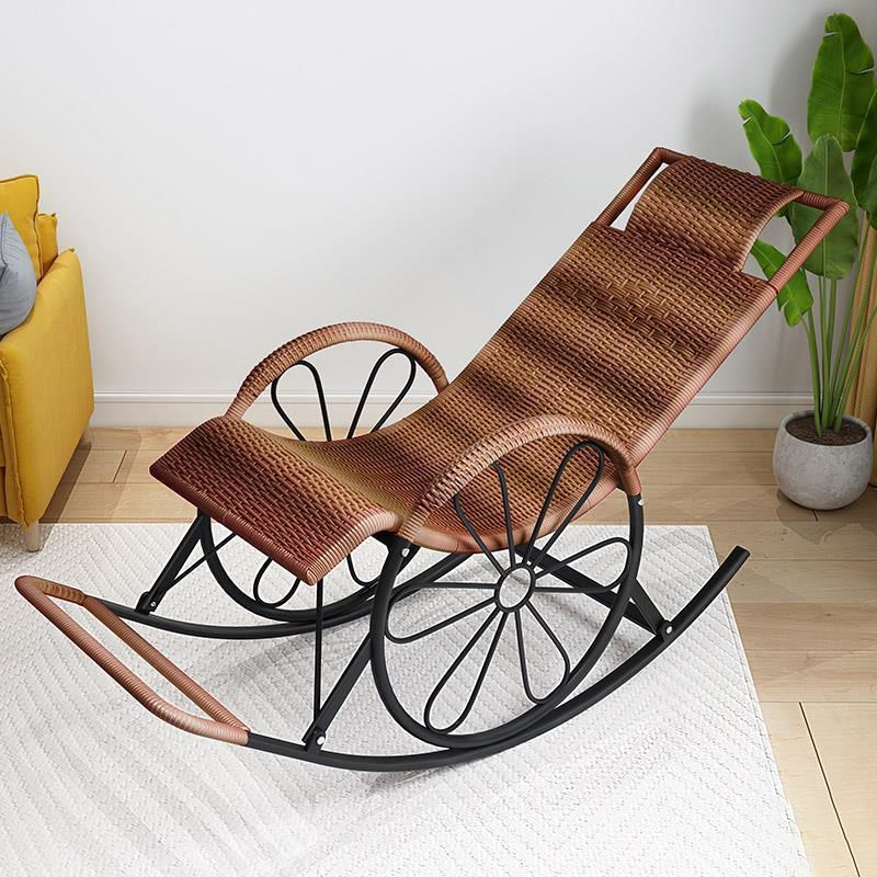 Modern Style Rattan Rocking Chair Indoor Rocking Chair for Break