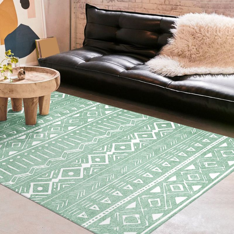 Orange Modern Carpet Graphic Polyester Carpet Tear Resistant Carpet for Drawing Room