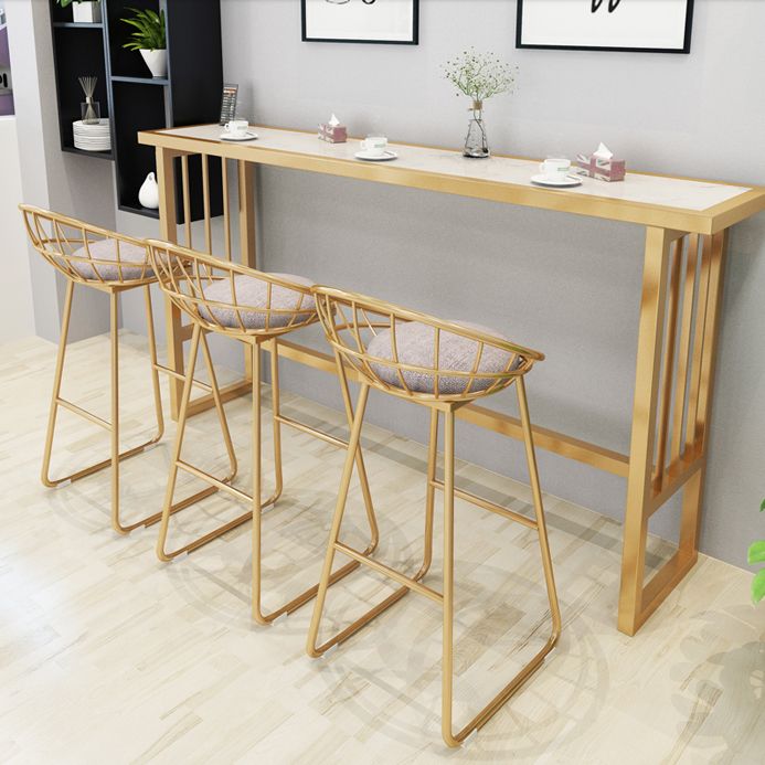 1/2/4 Pieces Bar Stool and Table Set Rectangular Pub Dining Set